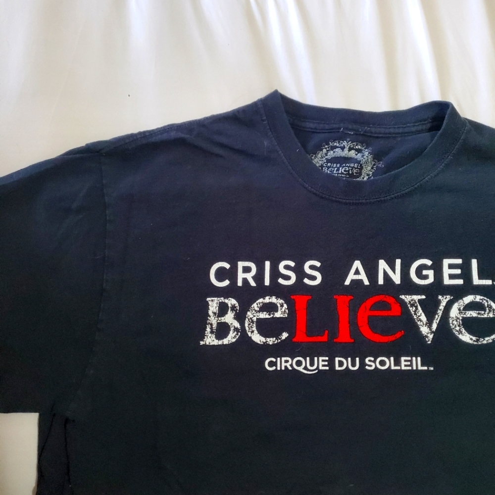 Criss Angel "Believe" Unisex T-Shirt Size XL